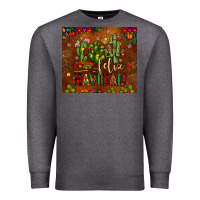 Charcoal Heather feliz navidad cactus Premium Sweatshirt - JahusDesignShop