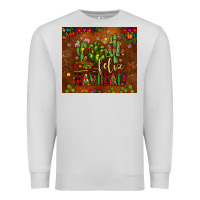 Dove Grey feliz navidad cactus Premium Sweatshirt - JahusDesignShop