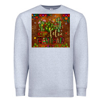 Heather Grey feliz navidad cactus Premium Sweatshirt - JahusDesignShop