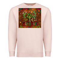 Pale Pink feliz navidad cactus Premium Sweatshirt - JahusDesignShop