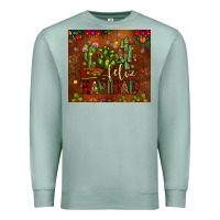Seafoam feliz navidad cactus Premium Sweatshirt - JahusDesignShop