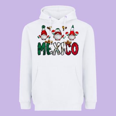 Mexico Gnome Heavyweight Hoodie Designed By Cowhidedigitalart