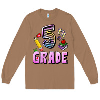 Toasted Coconut Fifth Grade Long Sleeve Tee - RanaPortraitStore