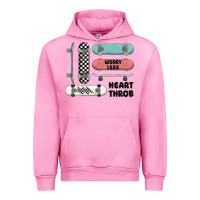 Fuchsia Pink worry less Urban Hoodie - MaliasSmallBusiness