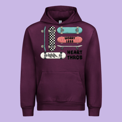 Worry Less Urban Hoodie Designed By Maliassmallbusiness