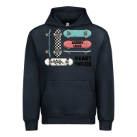 Navy worry less Urban Hoodie - MaliasSmallBusiness