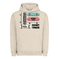 Pigment French Oak worry less Urban Hoodie - MaliasSmallBusiness
