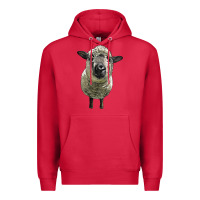 Cardinal hampshire sheep head Premium Hoodie - LillyAllenDesigns