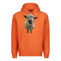 Carrot hampshire sheep head Premium Hoodie - LillyAllenDesigns