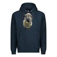 Navy hampshire sheep head Premium Hoodie - LillyAllenDesigns