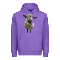Purple hampshire sheep head Premium Hoodie - LillyAllenDesigns