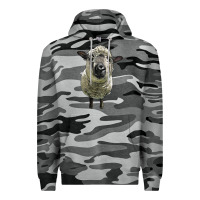 Slate Camo hampshire sheep head Premium Hoodie - LillyAllenDesigns