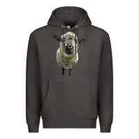 Smoke hampshire sheep head Premium Hoodie - LillyAllenDesigns