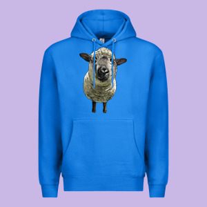 Hampshire Sheep Head Premium Hoodie Designed By Lillyallendesigns