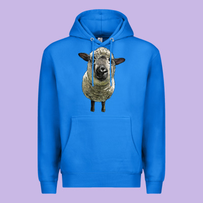 Hampshire Sheep Head Premium Hoodie Designed By Lillyallendesigns