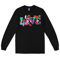 Black love stitch Long Sleeve Tee - AdoDesignShop