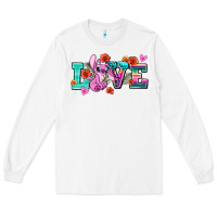 White love stitch Long Sleeve Tee - AdoDesignShop