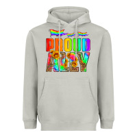 Moon Dust proud ally Heavyweight Hoodie - HRA Design Shop