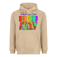 Mushroom proud ally Heavyweight Hoodie - HRA Design Shop