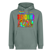 Sage proud ally Heavyweight Hoodie - HRA Design Shop