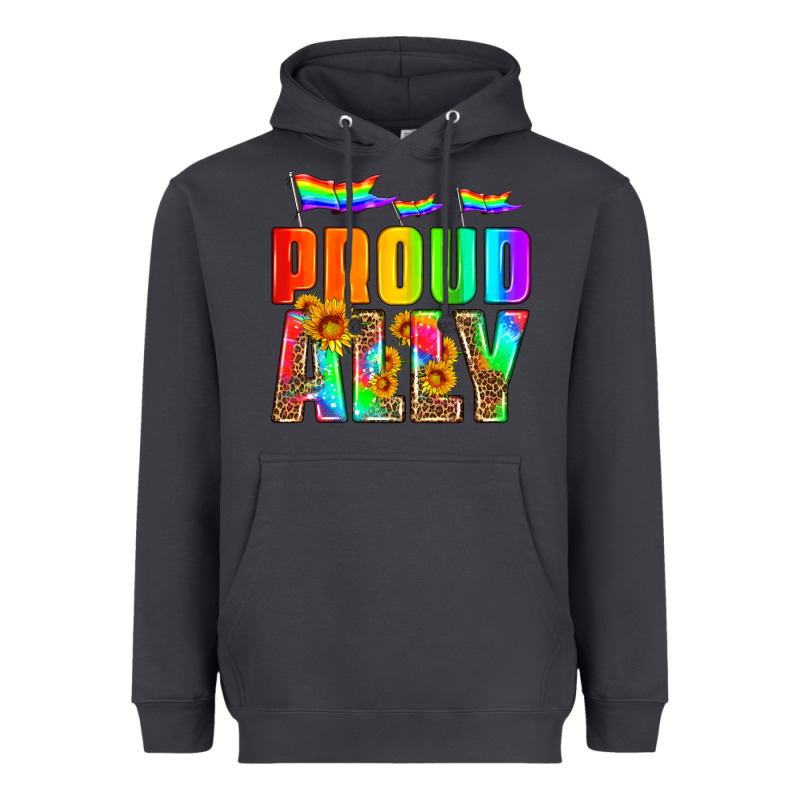 Proud Ally Heavyweight Hoodie by HRA Design Shop | Teevron