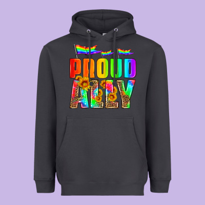Proud Ally Heavyweight Hoodie Designed By Hra Design Shop