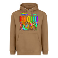 Toasted Coconut proud ally Heavyweight Hoodie - HRA Design Shop