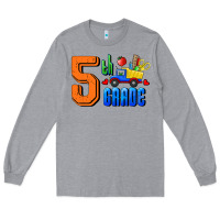 Heather Grey Fifth Grade Long Sleeve Tee - RanaPortraitStore