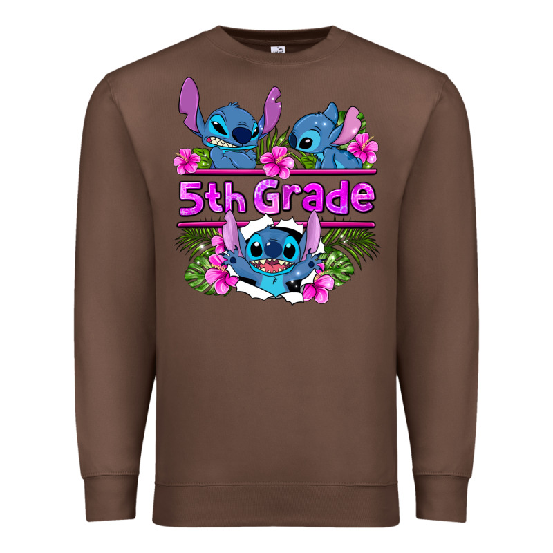 Preview Flower Stitch 5th Grade Premium Sweatshirt by AdoDesignShop | Teevron