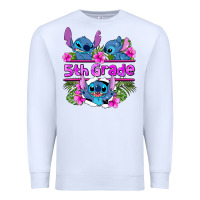White preview flower stitch 5th grade Premium Sweatshirt - AdoDesignShop