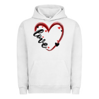Pigment Lunar Rock valentines day heart Urban Hoodie - MaliasSmallBusiness