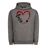 Pigment Tornado valentines day heart Urban Hoodie - MaliasSmallBusiness