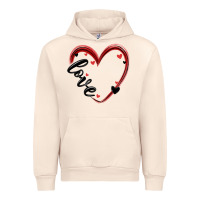 Sandshell valentines day heart Urban Hoodie - MaliasSmallBusiness