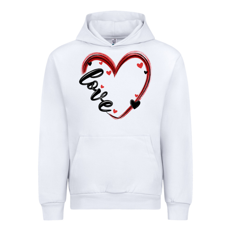 Valentines Day Heart Urban Hoodie by MaliasSmallBusiness | Teevron