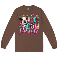 Chestnut holy cow  m cute Long Sleeve Tee - texasbilliewilder
