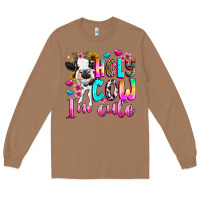 Toasted Coconut holy cow  m cute Long Sleeve Tee - texasbilliewilder