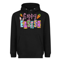 Black Easter Day Happy Easter Heavyweight Hoodie - OliviaCreatesArt