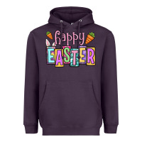 Plum Easter Day Happy Easter Heavyweight Hoodie - OliviaCreatesArt