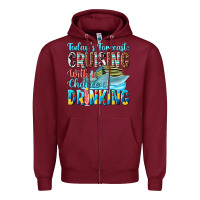Burgundy todays forecast  cruising with a chance of drinkin Zipper Hoodie - texasbilliewilder