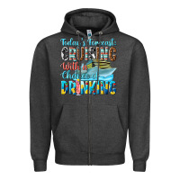 Charcoal Heather todays forecast  cruising with a chance of drinkin Zipper Hoodie - texasbilliewilder