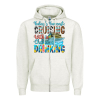 Oatmeal Heather todays forecast  cruising with a chance of drinkin Zipper Hoodie - texasbilliewilder