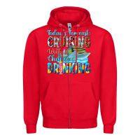 Red todays forecast  cruising with a chance of drinkin Zipper Hoodie - texasbilliewilder