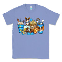 Colony Blue corgi coffee cups Classic Tee - Zillion Design Studio