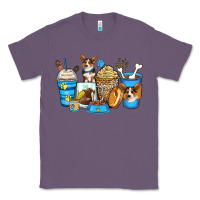 Lavender corgi coffee cups Classic Tee - Zillion Design Studio
