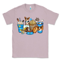 Lilac corgi coffee cups Classic Tee - Zillion Design Studio