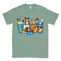 Sage corgi coffee cups Classic Tee - Zillion Design Studio