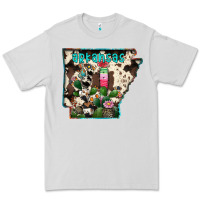 Dove Grey arkansas map Premium Tee - RacoonDesign