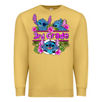 Antique Gold preview flower stitch 3rd grade Premium Sweatshirt - AdoDesignShop