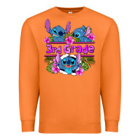Carrot preview flower stitch 3rd grade Premium Sweatshirt - AdoDesignShop