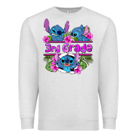 Oatmeal Heather preview flower stitch 3rd grade Premium Sweatshirt - AdoDesignShop